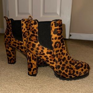Jolimall Leopard Booties